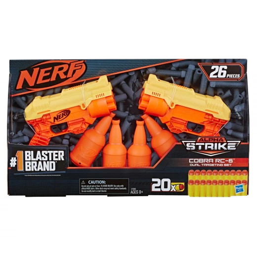 Nerf- 26-Piece Cobra RC-6 Dual Targeting Set Nerf- 26-Piece Cobra RC-6 Dual Targeting Set