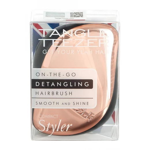 Tangle Teezer Compact Styler - Rose Gold Black Tangle Teezer Compact Styler - Rose Gold Black