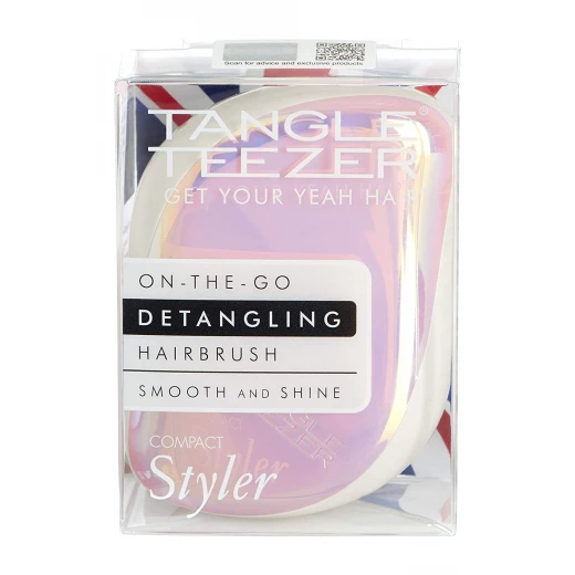 Tangle Teezer Compact Styler - Holographic Pink Tangle Teezer Compact Styler - Holographic Pink