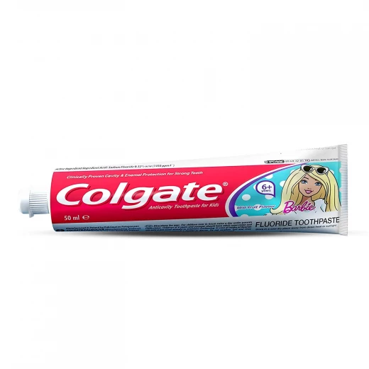 Colgate Kids Toothpaste 6+ Barbie, 50ml - كولجيت - Image 2