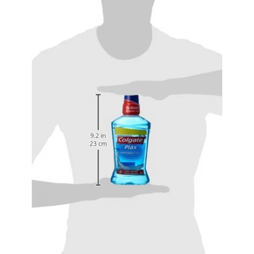Colgate Plax Peppermint Fresh Mouthwash – 500 ml - كولجيت - Image 5