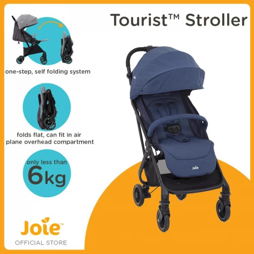 Joie Tourist Stroller, Deep Sea - Joie - Image 3