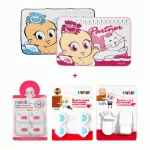 Farlin Baby Sheet with Print, Pink or Blue Offer - Buy One Baby Sheet with Print and get Safety Lock For Drawer & Safety Guard for Closet Door & Safety Guard for Door Closet For FREE - فارلين