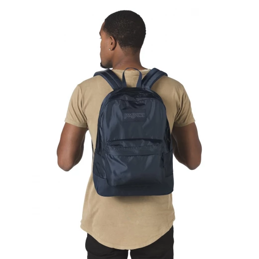 JanSport Mono Superbreak Dark Denim Backpack - جان سبورت - Image 2