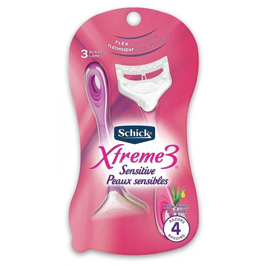 Schick Womens Xtreme3 Razor Sensitive 4 Count