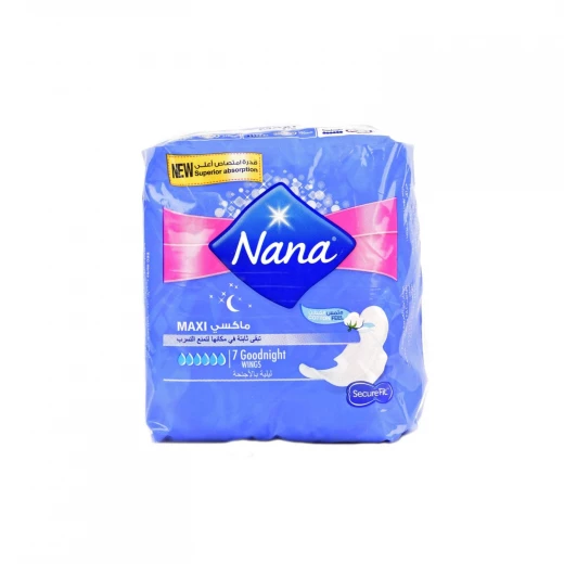 Nana Maxi Night Wings 7 Large Plus Nana Maxi Night Wings 7 Large Plus