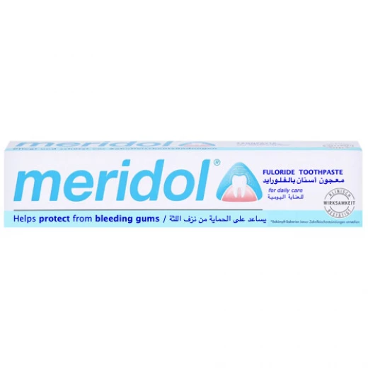 Meridol toothpaste helps protect against gum bleeding 75g Meridol toothpaste helps protect against gum bleeding 75g