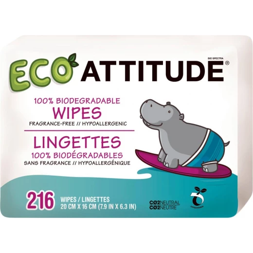 ATTITUDE Wipes 72*3 wipes ATTITUDE Wipes 72*3 wipes