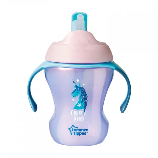 Tommee Tippee Easy Drink Straw Cup 230ml, Pink Tommee Tippee Easy Drink Straw Cup 230ml, Pink