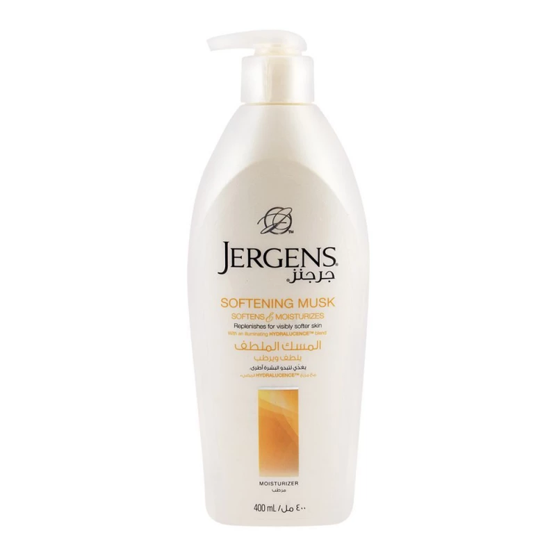 Jergens Softening Musk Dry Skin Moisturizer, 400 ml, 2 Count - جرجنز