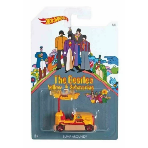 Mattel Hot Wheels Beatles Vehicles - 5 Designs, Assortment - هوت ويلز - Image 3