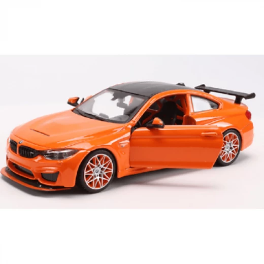 Maisto 1/24 BMW M4 GTS with Orange Wheels Diecast Model Car, Assorted - مايستو - Image 2