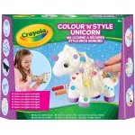 Crayola Colour n Style Unicorn Craft Kit with Washable Felt Tip Colouring Pens - كرايولا