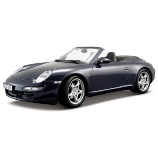 Maisto 1/18 Scale Diecast - Porsche 911 Carrera S Cabriolet Blue, Assorted - مايستو - Image 3