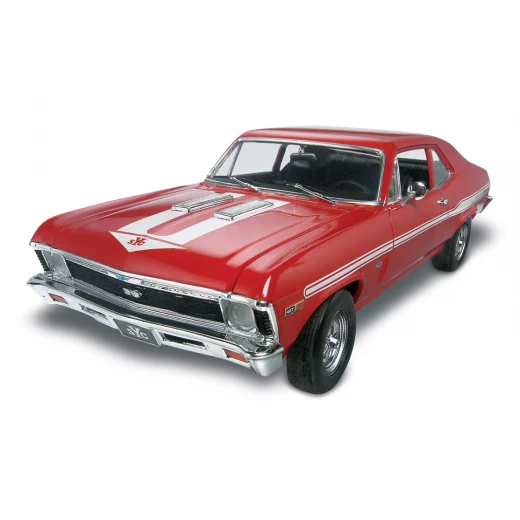 Maisto Chevrolet 1970 Nova SS Coupe Red 1/18 Diecast Model Car, Assorted - مايستو - Image 2