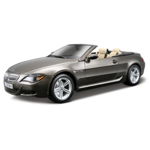 Maisto 1:18 BMW M6 E64 Convertible Burgundy Diecast Model Car, Assorted - مايستو - Image 3