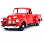 Maisto 1950 Chevy 3100 Pickup Truck, 1/24 scale Diecast model Toy Car, Assorted - مايستو