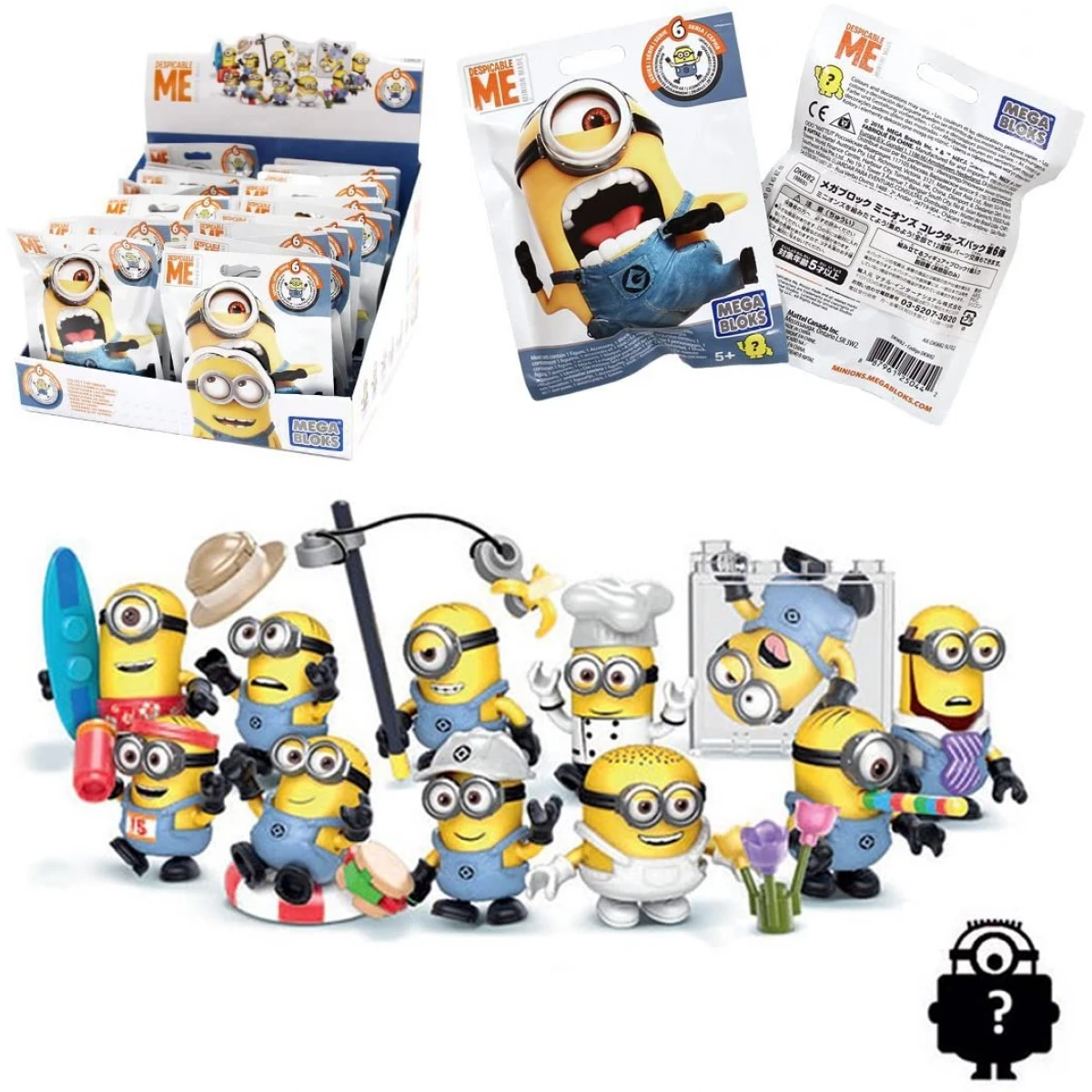 Mega Bloks Assortment, Despicable Micro Action Figures 1*24 – Buy ...