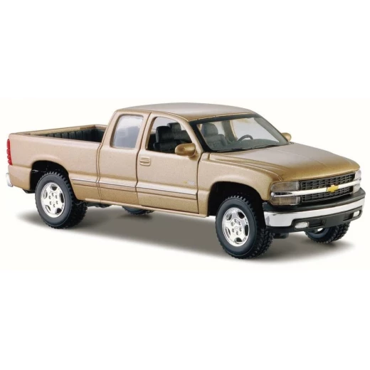 Maisto Chevrolet Silverado Pickup Truck, Gold, 1/27 Scale Diecast Model Toy Car Maisto Chevrolet Silverado Pickup Truck, Gold, 1/27 Scale Diecast Model Toy Car