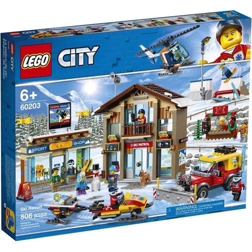 LEGO City Ski Resort Snow Building Kit Kids Toys LEGO City Ski Resort Snow Building Kit Kids Toys