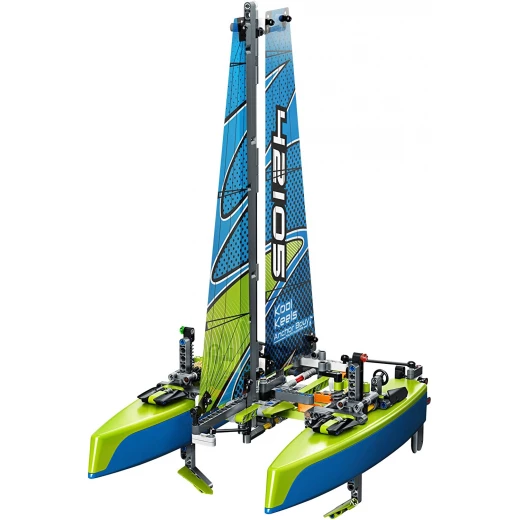 LEGO Technic Catamaran Sailboat Construction Kit (404 pieces) - ليجو - Image 5