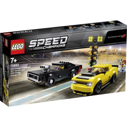 LEGO 2018 Dodge Challenger SRT Demon and 1970 Dodge Charge LEGO 2018 Dodge Challenger SRT Demon and 1970 Dodge Charge