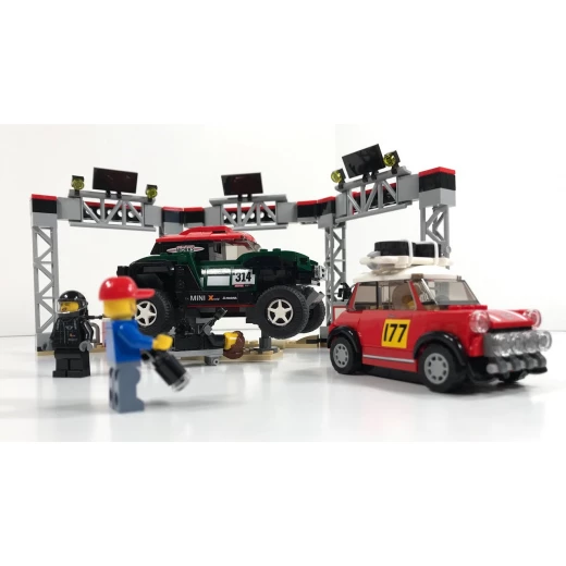LEGO 1967 Mini Cooper S Rally and 2018 MINI John Cooper Works Buggy - ليجو - Image 3