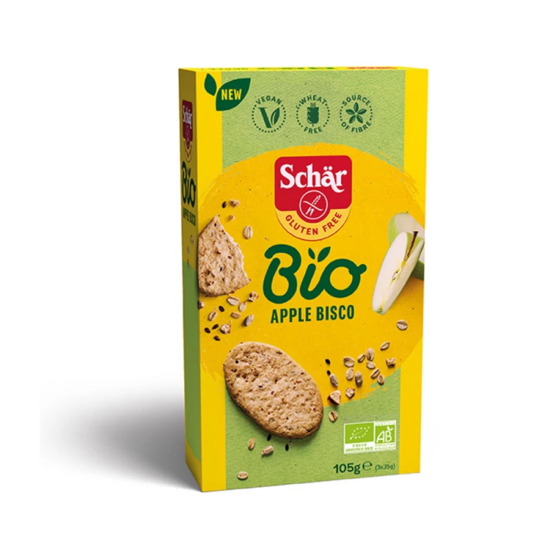 Schar BIO Apple Bisco 105g - شار