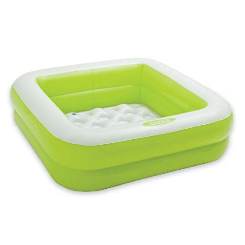 Intex - Square Inflatable Pool, Green - انتكس