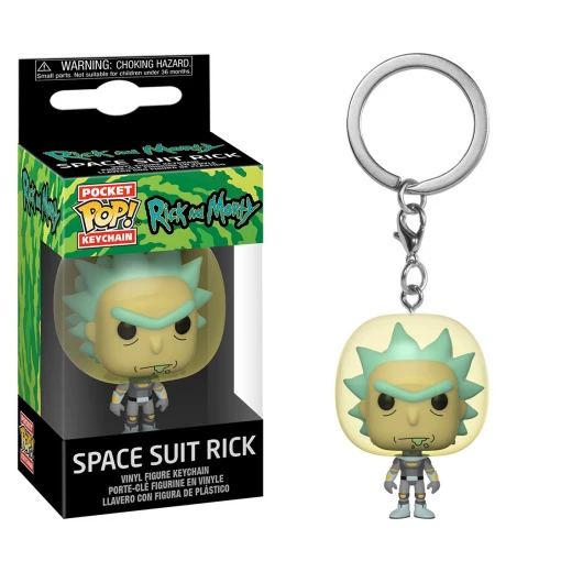 Funko Pocket Pop! Keychain: Rick and Morty - Rick (Space Suit) Funko Pocket Pop! Keychain: Rick and Morty - Rick (Space Suit)