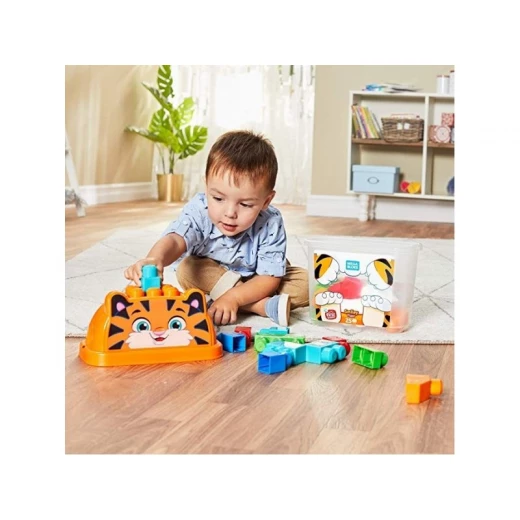 Mega Bloks Tiger Animal Bucket - ميجا بلوكس - Image 3