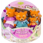 Li'l Woodzeez The Tippytail Fox Family with storybook - ليل ودزيز