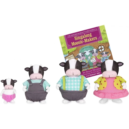 Li'l Woodzeez The Moosical Moo Cow Family with storybook - ليل ودزيز - Image 5