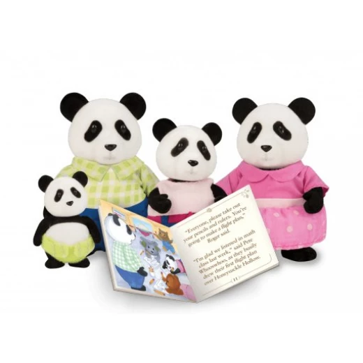Li'l Woodzeez The Skyhopper Panda Family with storybook - ليل ودزيز - Image 3