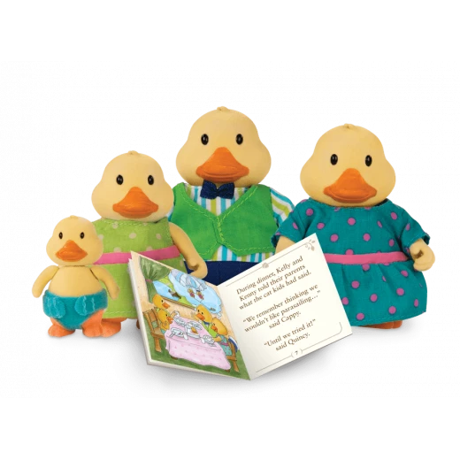Li'l Woodzeez The Quickquack Duck Family with storybook - ليل ودزيز - Image 2