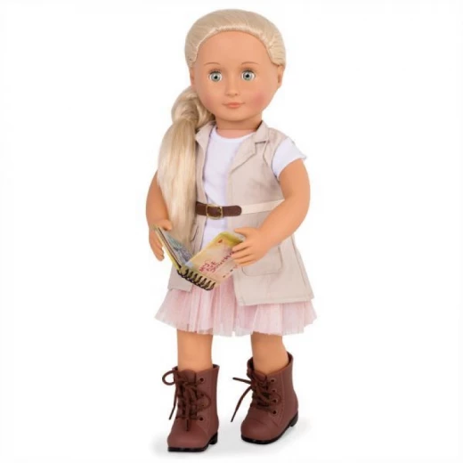 Our Generation DELUXE Safari Doll with a book of 46 centimeters - أور جيناريشن - Image 2