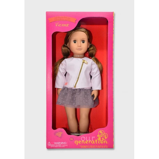 Our Generation Doll by Battat- Vienna 18" Regular Non-Posable Fashion Doll- for Age 3 Years & Up - أور جيناريشن - Image 4