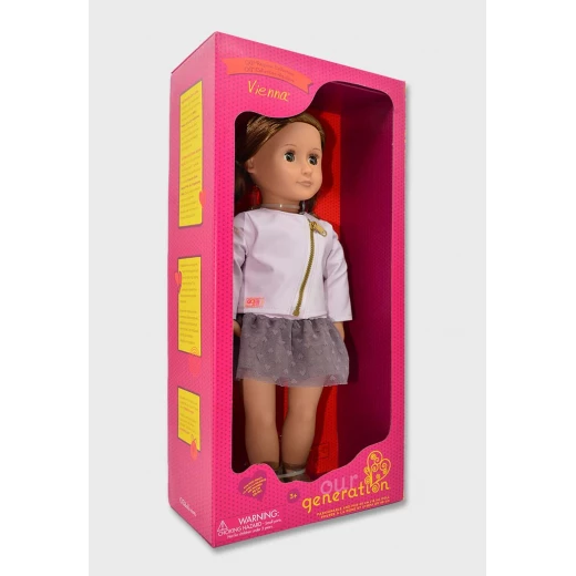 Our Generation Doll by Battat- Vienna 18" Regular Non-Posable Fashion Doll- for Age 3 Years & Up - أور جيناريشن - Image 6