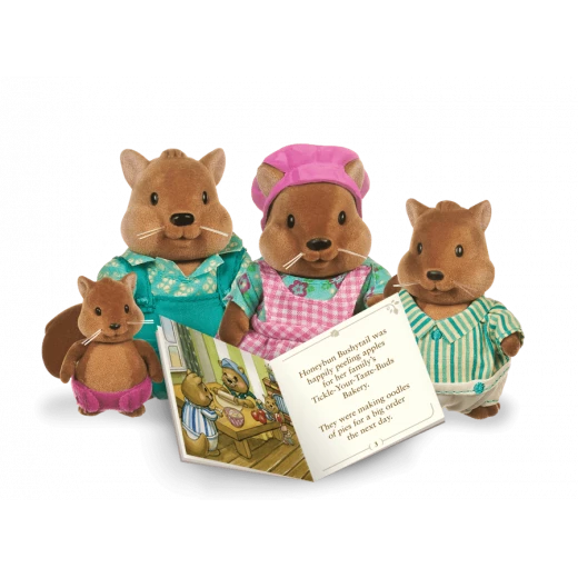 Li'l Woodzeez The BushytailTM Squirrel Family with storybook - ليل ودزيز - Image 2