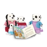 Li'l Woodzeez The Woofwinkle Dog Family with storybook - ليل ودزيز