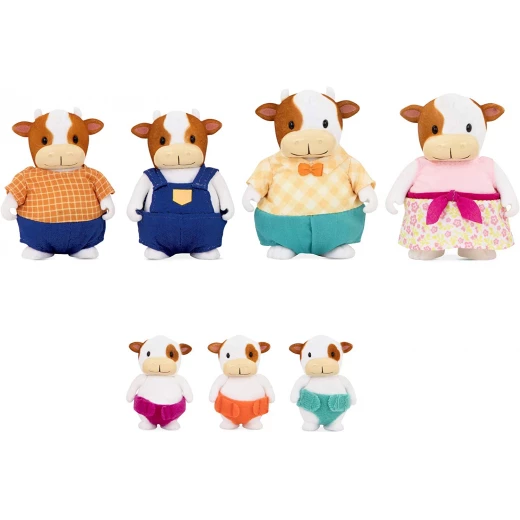 Li'l Woodzeez Large Grandparents FitzMoo Cow Family – 7pc - ليل ودزيز - Image 2