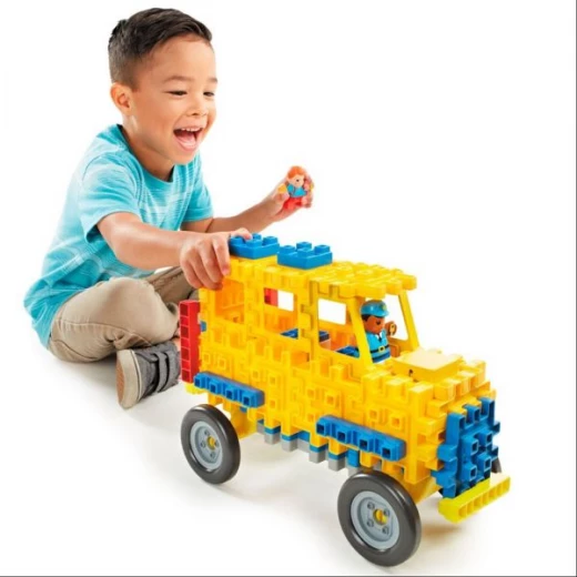 Little Tikes Waffle Blocks™ - School Bus - ليتل تايكس - Image 2