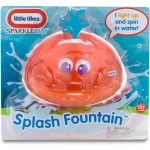 Little Tikes Sparkle Bay Splash Fountain Water Toy - Crab, Orange - ليتل تايكس