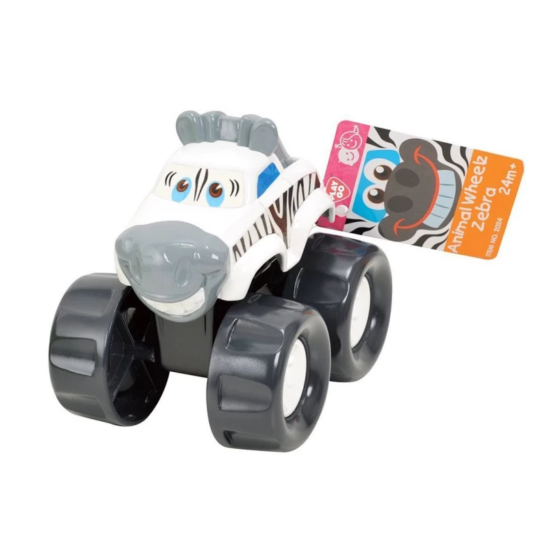 Play Go Zebra Shaped Car for Kids - بلاي جرو