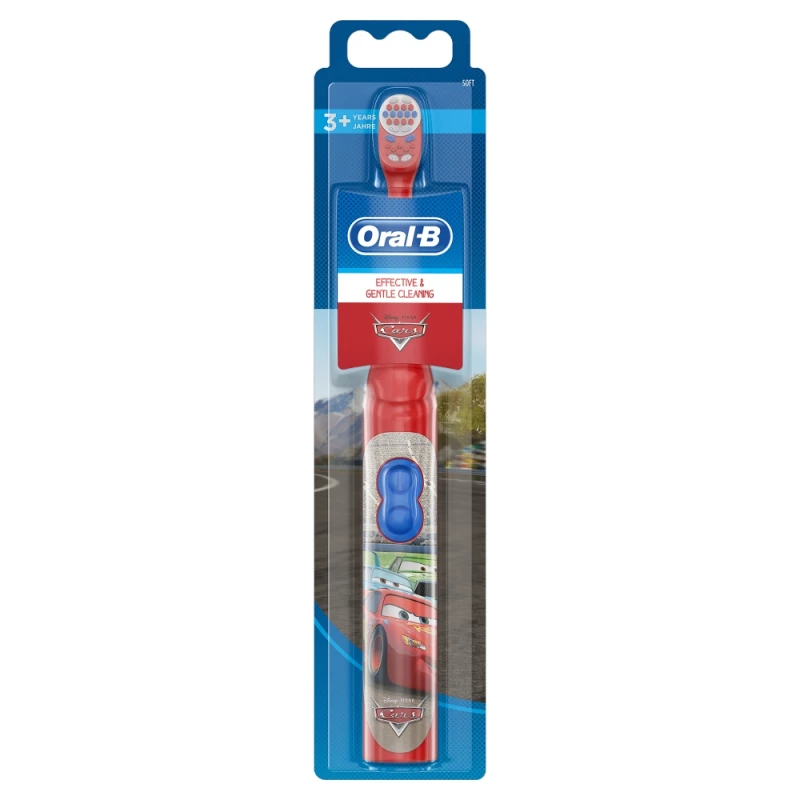 Oral-B Stages Power Kids Disney Cars Battery Toothbrush With Timer App - اورال بي
