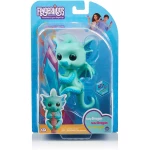 Fingerlings - Glitter Dragon - Noa (Green with Blue) - Interactive Baby Collectible Pet - فينجرلينجز