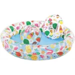 Intex Piscina Inflable + Pelota+ Flotaor 1.22Mx25Cm - Intex