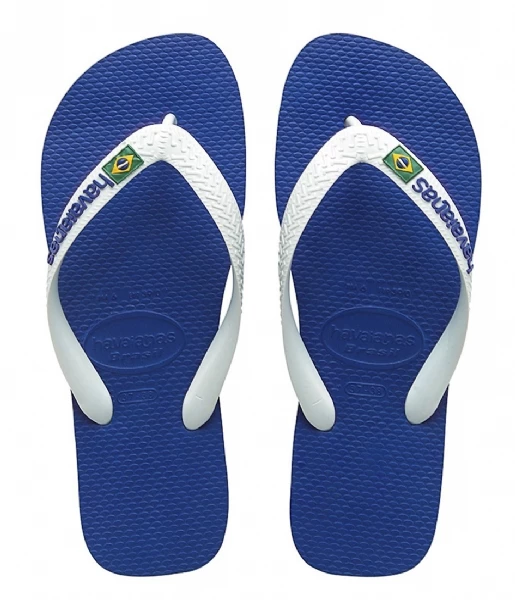 Havaianas Brasil Logo Marine Blue 37/38 - هافياناس