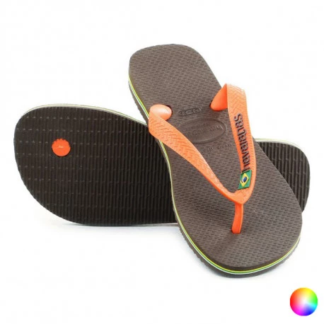 Havaianas Brasil Logo Green Olive/Vibrant Orange 39/40 Havaianas Brasil Logo Green Olive/Vibrant Orange 39/40
