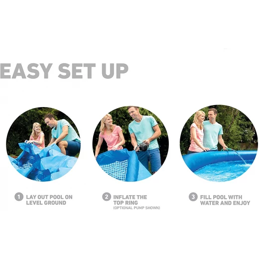 Intex - Inflatable Pool 244 x 76 cm - انتكس - Image 3